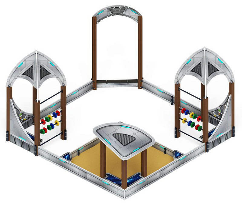 Песочный дворик Космопорт (Серый) - ИО 6.14.02-01