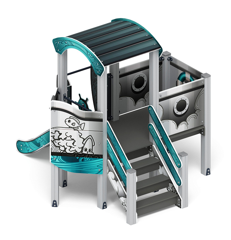 Катерок (Лагуна) - ДИК 1.03.3.01-12 - Игровой комплекс H=750