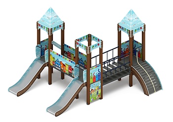 Королевство (Коты) - ДИК 1.15.03-21 - Игровой комплекс H=900