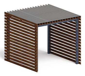 Пергола - МФ 77.01.01 /с поликарбонатом/