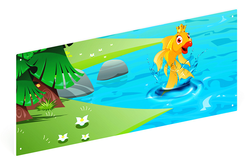 В гостях у сказки - Ограждение из фанеры и бруса - МФ 90.01.01-12