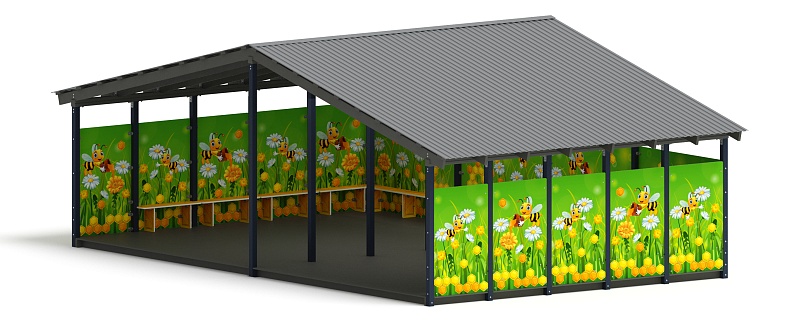 Теневой навес (Пчёлка) - МФ 70.8.5-05