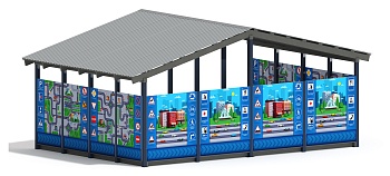 Теневой навес (ДПС) - МФ 70.6.4-14