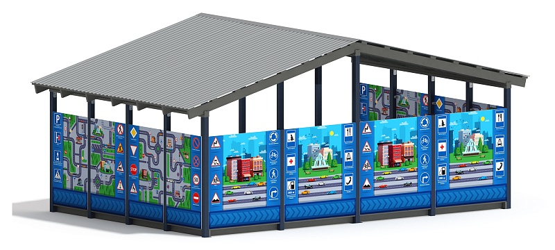 Теневой навес (ДПС) - МФ 70.6.4-14