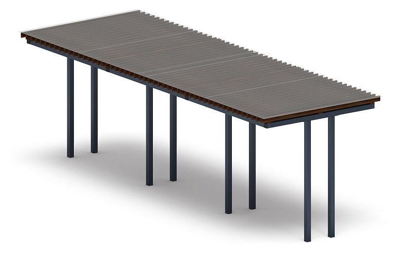 Пергола - МФ 77.04.03 /с поликарбонатом/