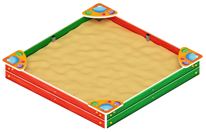 Песочница средняя (Ракушки) - ИО 5.01.02-01