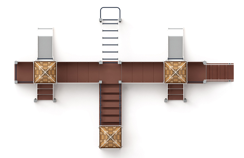 Королевство (Картонное) - ДИК 1.15.05-22 - Игровой комплекс H=750