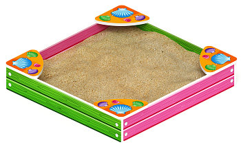 Песочница средняя Лукоморье (Ракушки) - ИО 5.25.01-01
