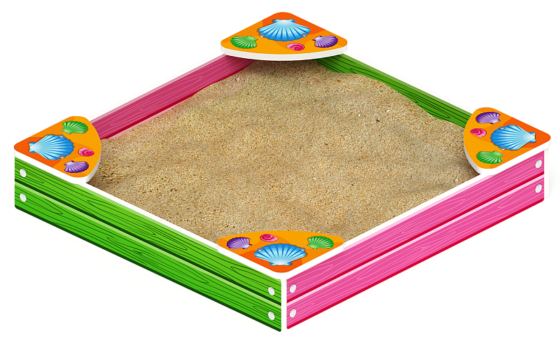 Песочница средняя Лукоморье (Ракушки) - ИО 5.25.01-01