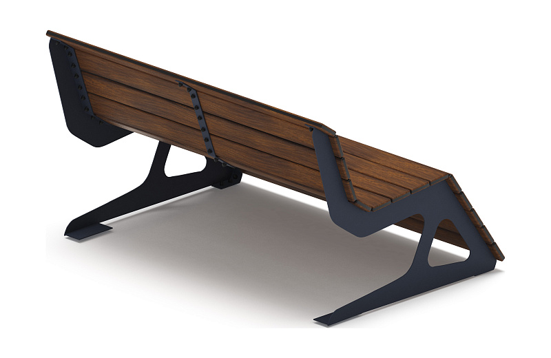 Скамья - МФ 42.02.05-10 (Темный дуб) Д:1500  (под анкера)