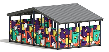 Теневой навес (Геометрия) - МФ 70.6.4-03