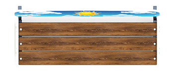 Скамейка детская Солнышко - МФ 41.01.04-И1