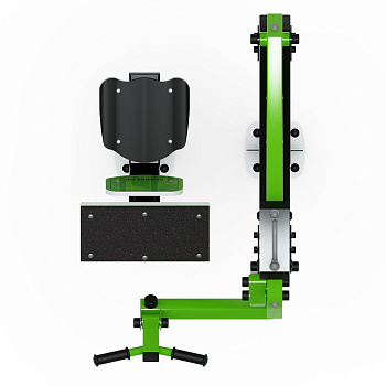 Бицепс сидя (зеленый) - Уличный тренажер - СТ 034-12.И1