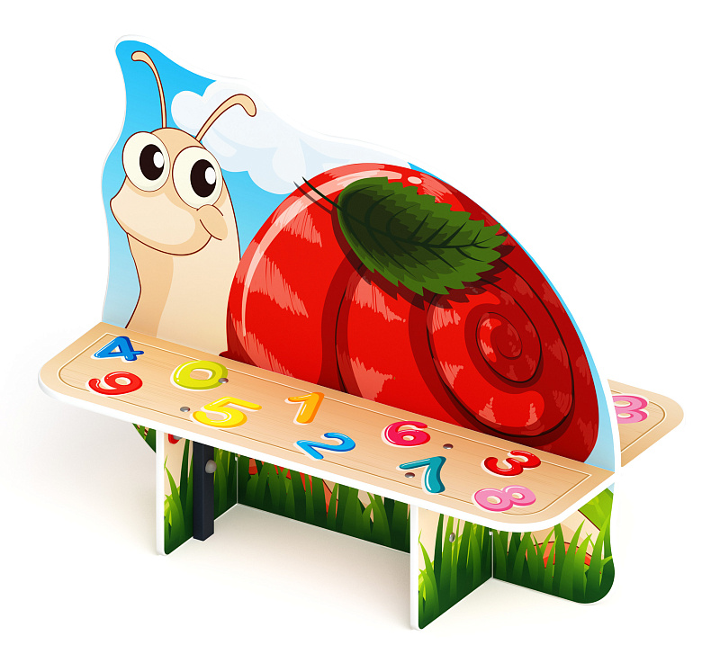 Улитка - Скамейка детская - МФ 41.01.06