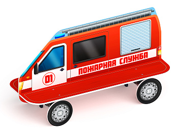 Пожарная машина - Скамейка детская - МФ 41.03.01-01