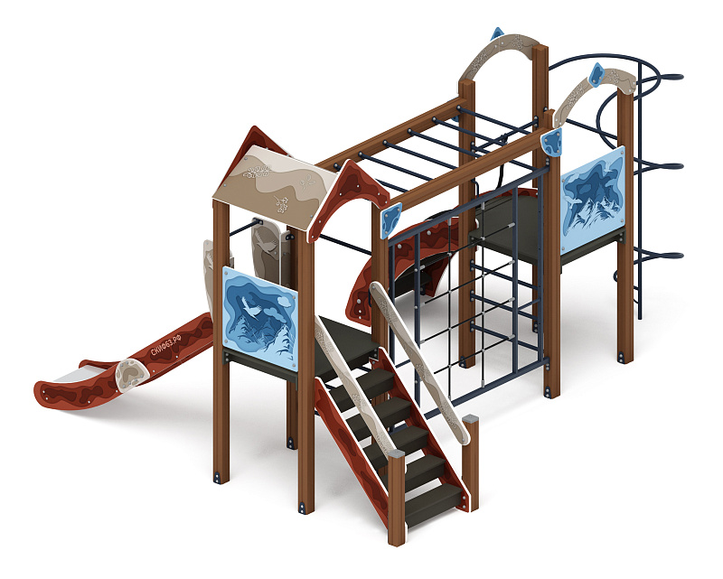 Рада (Алтай) - ДИК 2.01.2.07-04 - Игровой комплекс H=1200