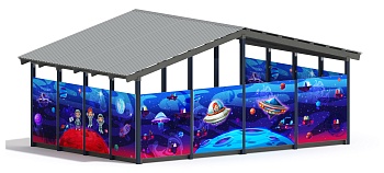 Теневой навес (Космопорт. Космос) - МФ 70.6.4-08