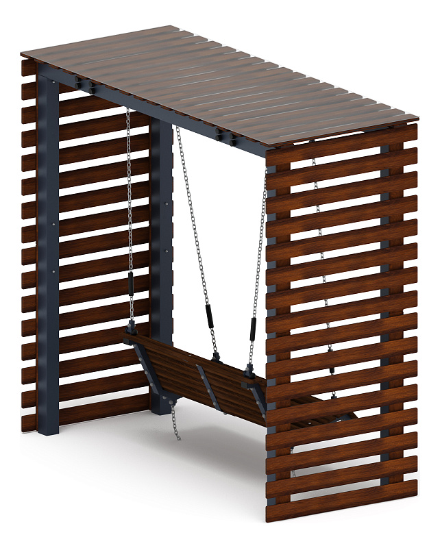 Пергола с диваном - МФ 78.05.01-И1 /с поликарбонатом/