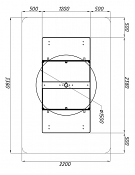 Песочница с крышкой средняя и навесом Грибок (Азбука) - ИО 5.01.10-01