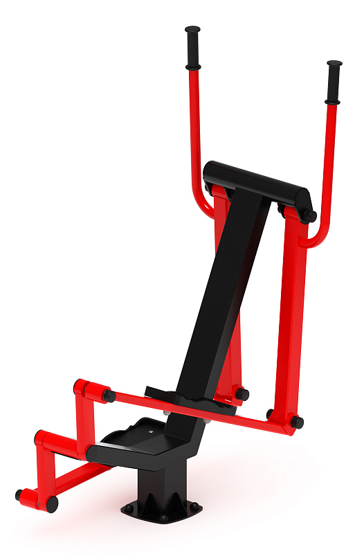 Эллиптический (красный) - Уличный тренажер - СТ 010-11.И2