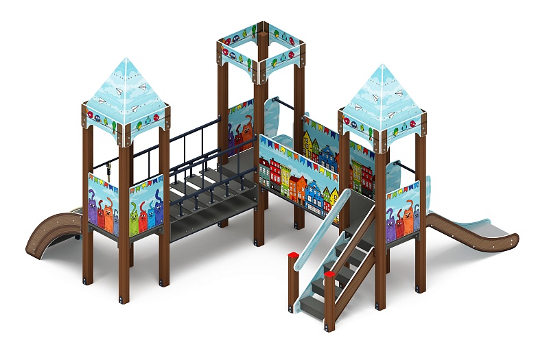 Королевство (Коты) - ДИК 1.15.03-21 - Игровой комплекс H=900