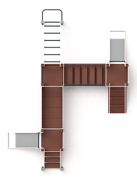 Королевство (Картонное) - ДИК 1.15.08-12 - Игровой комплекс H=750