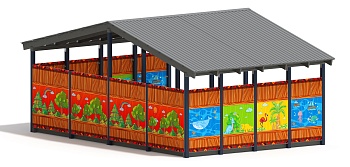 Теневой навес (Карандаши) - МФ 70.6.4-09