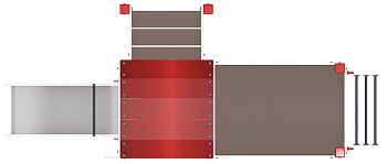 Паровозик (черный) - ДИК 1.03.5.01-02 - Игровой комплекс H=750