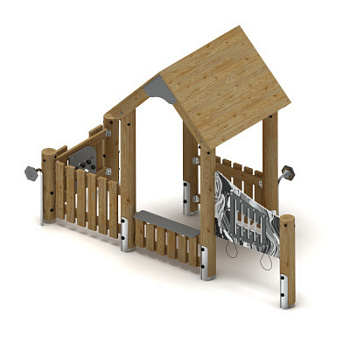 Домик (Лиственница орех) МФ 10.24.01-Л.И1.02