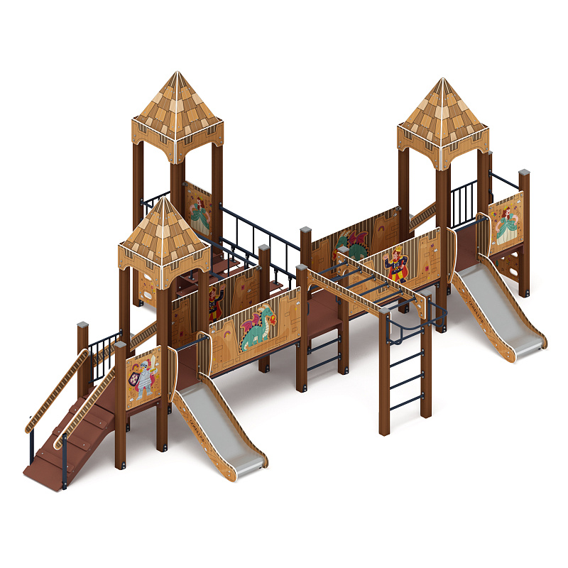 Королевство (Картонное) - ДИК 1.15.05-22 - Игровой комплекс H=750