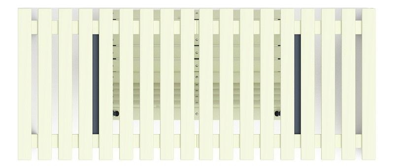 Пергола с диваном (Бамбук) - МФ 78.06.01-03.И1 /без поликарбоната/