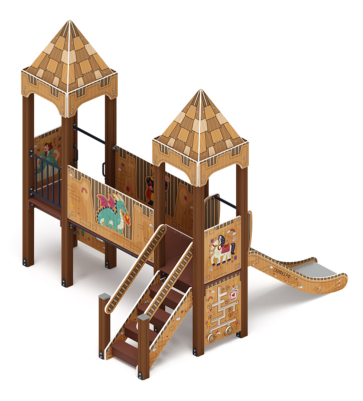 Королевство (Картонное) - ДИК 1.15.06-22 - Игровой комплекс H=900