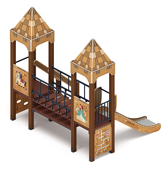 Королевство (Картонное) - ДИК 1.15.07-22 - Игровой комплекс H=900