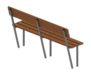 Скамья со спинкой - МФ 42.01.06-И1