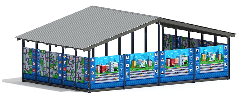 Теневой навес (ДПС) - МФ 70.8.5-14