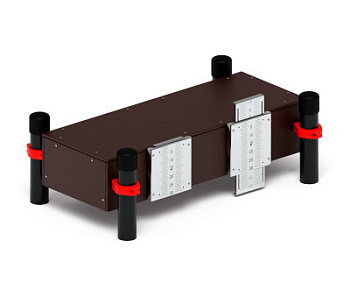 Воркаут 89. Гимнастическая скамья для наклона (красный) ВТ 01.08-01