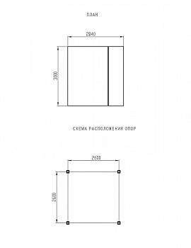 Пергола - МФ 77.01.01-01 /без поликарбоната/