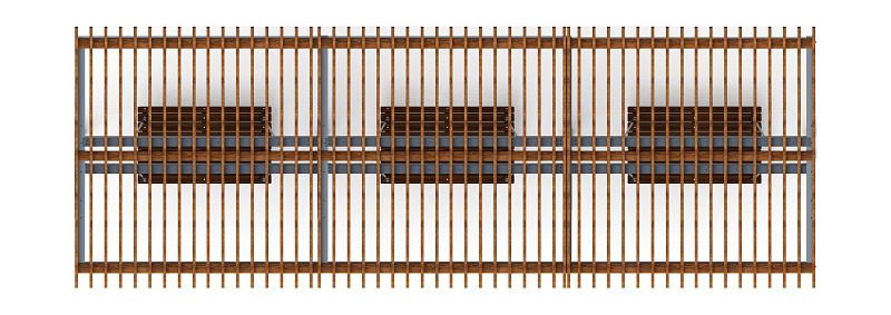 Пергола с диваном - МФ 78.03.03-И1 /с поликарбонатом/