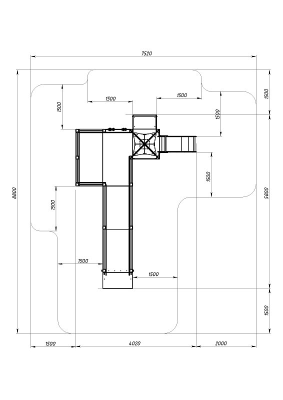 Забота Космопорт (космос) горка Н 750 ДОВ 20.14.03-01