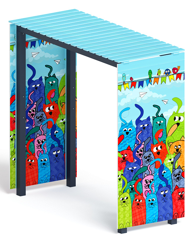 Пергола (Коты) - МФ 77.06.01-07 /без поликарбоната/