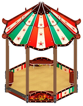 Песочный дворик Пагода Карнавал (Шапито) - ИО 6.01.02-20