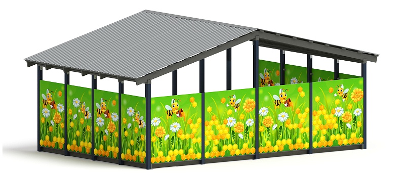 Теневой навес (Пчёлка) - МФ 70.6.4-05