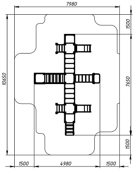 Королевство (Коты) - ДИК 1.15.05-11 - Игровой комплекс H=750