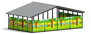 Теневой навес (Полянка) - МФ 70.8.5-07