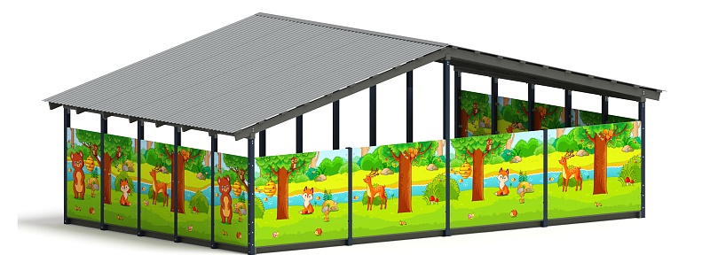 Теневой навес (Полянка) - МФ 70.8.5-07