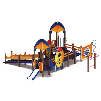 Игровой комплекс - ДОВ 20.14.01 - Забота (Космопорт) H=750