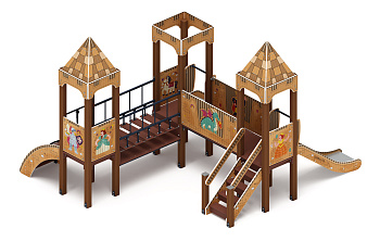 Королевство (Картонное) - ДИК 1.15.03-22 - Игровой комплекс H=900