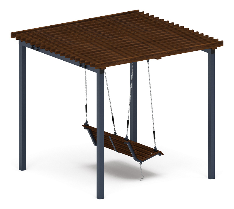 Пергола с диваном - МФ 78.02.01-01.И1 /без поликарбоната/