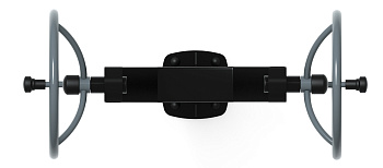 Рули (положение стоя) серый - Уличный тренажер - СТ 105-13