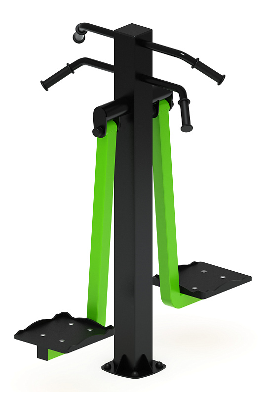 Маятник двойной (зеленый) - Уличный тренажер - СТ 029-12.П